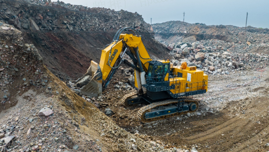 徐工XE1350E挖掘机批量交付东南大区